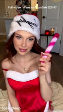 Not Millie Bobby Brown Christmas plays dildo-preview