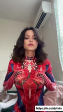 Jenna Ortega Spider-Man Cosplay Strip Tease PPV Video