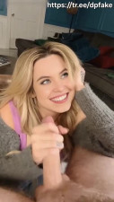 Sydney Sweeney Cumshot On Huge Tits Girl After Handjob